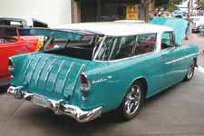 Stock Regal Turquoise (598) Paint Color on 1955 Chevy Nomad Wagon
